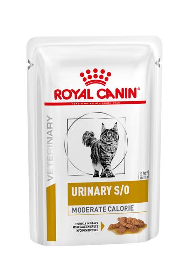 Royal Canin VET DIET Urinary S/O Moderate Calorie Frischebeutel Katze Häppchen in Soße_0