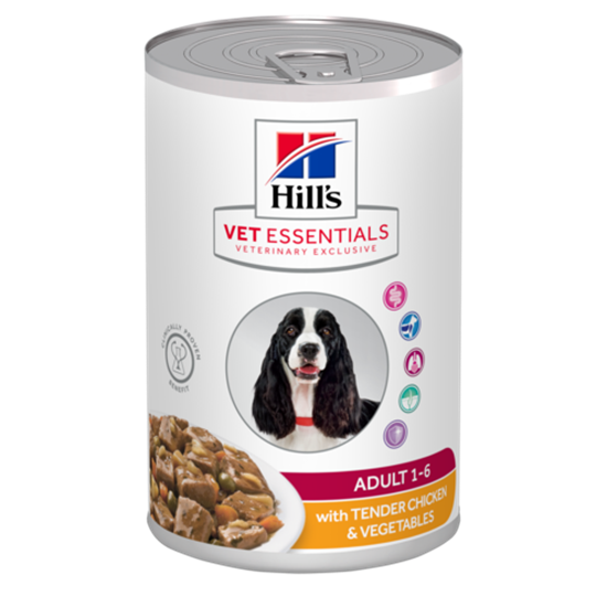 Hills Vet Essentials Adult Nassfutter Hund mit Huhn und Gemüse_0