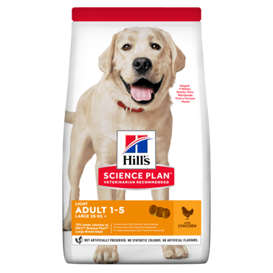 Hills Science Plan Light Large Breed Adult Trockenfutter Hund_0