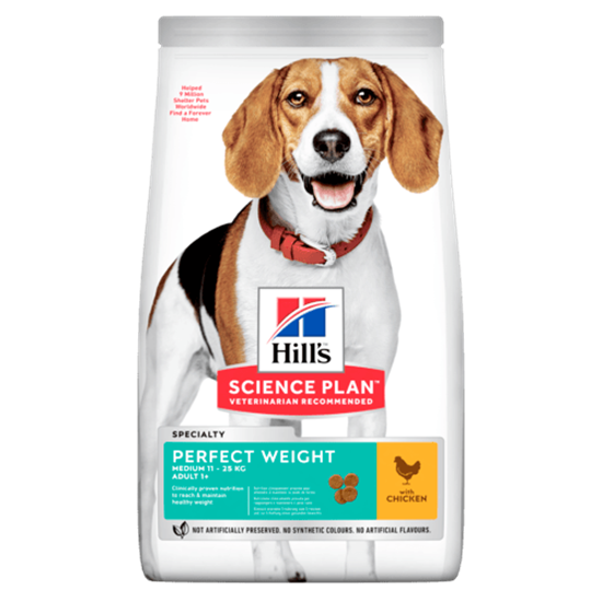 Hills Science Plan Perfect Weight Medium Adult Trockenfutter Hund_0