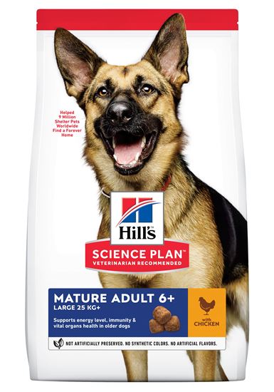 Hills Science Plan Large Breed Mature Adult 6+ Trockenfutter Hund_0