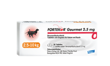 Fortekor® Gourmet 2,5 mg Tabletten für Katzen und Hunde_1