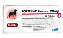 Fortekor® Flavour 20 mg Tabletten für Hunde_1