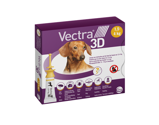 VECTRA® 3D 1,5 - 4 kg für Hunde_0