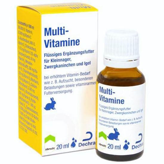 Multivitamine für Kleinnager, Zwergkaninchen und Igel_0