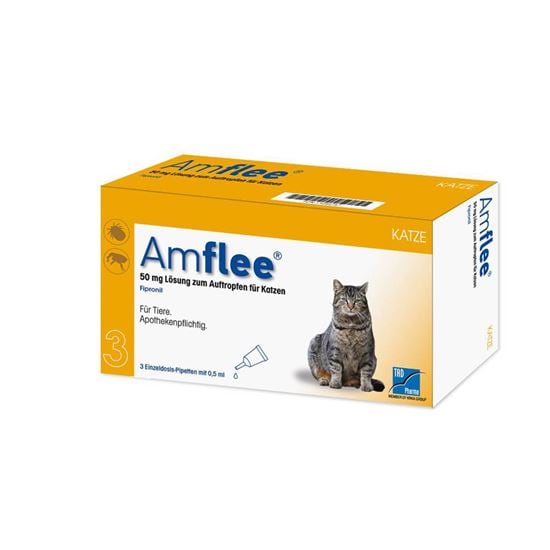 Amflee 50 mg Lösung zum Auftropfen für Katzen_0