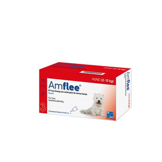 Amflee 67 mg Lösung zum Auftropfen für kleine Hunde_0