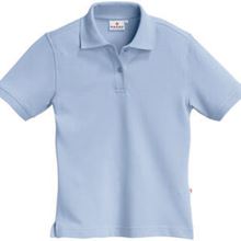 Damen Poloshirt Mikralinar® Malibu-Blue Gr. XL_1