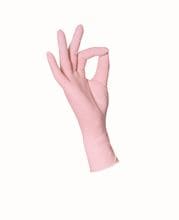 Nitril US-Handschuhe PF Rosa M_1