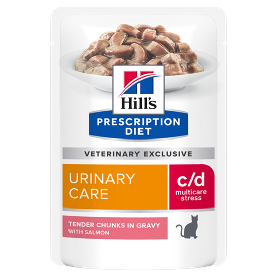  Hills Prescription Diet c/d Multicare Stress Lachs Frischebeutel Katze_0
