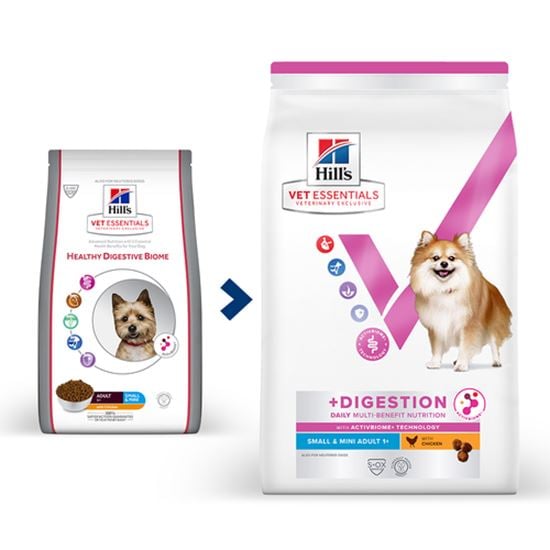Hills Vet Essentials Multi-Benefit + Digestion Adult 1+ Small & Mini Trockenfutter Hund_0