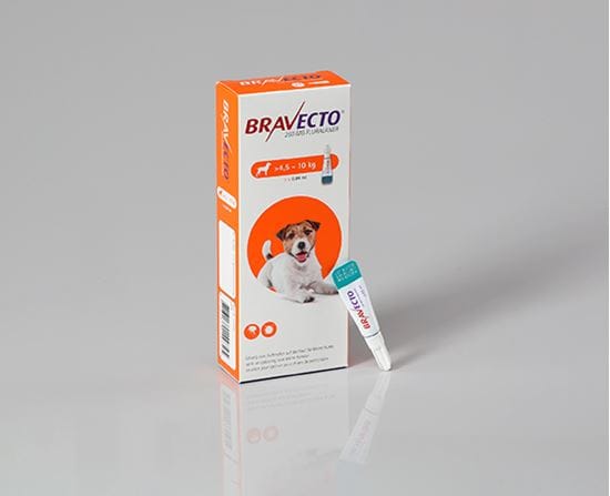 Bravecto Spot On für kleine Hunde 250 mg  4,5-10 kg_0