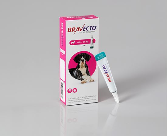 Bravecto Spot On für sehr große Hunde 1400 mg 40-56 kg_0
