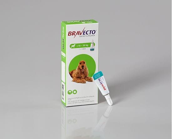 Bravecto Spot On für mittelgroße Hunde 500 mg 10-20 kg_0