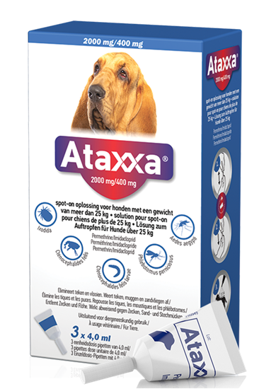 Ataxxa 2000 mg/400 mg Spot On für Hunde >25 kg_0