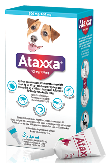 Ataxxa 500 mg/100 mg Spot On für Hunde 4-10kg_0
