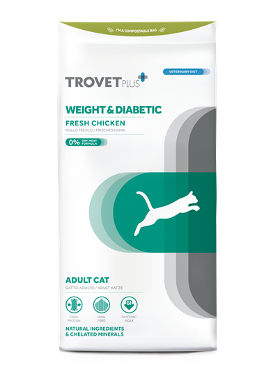 Trovet Plus Katze Weight & Diabetic frisches Huhn_0