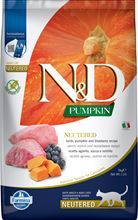 Farmina N&D Pumpkin Lamm, Kürbis & Heidelbeere Neutered Adult Trockenfutter Katze_0