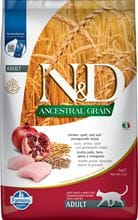 Farmina N&D Ancestral Grain Huhn, Dinkel, Hafer & Granatapfel Adult Trockenfutter Katze_0