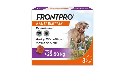 Frontpro 136 mg Kautabletten für Hunde 25-50 kg_0