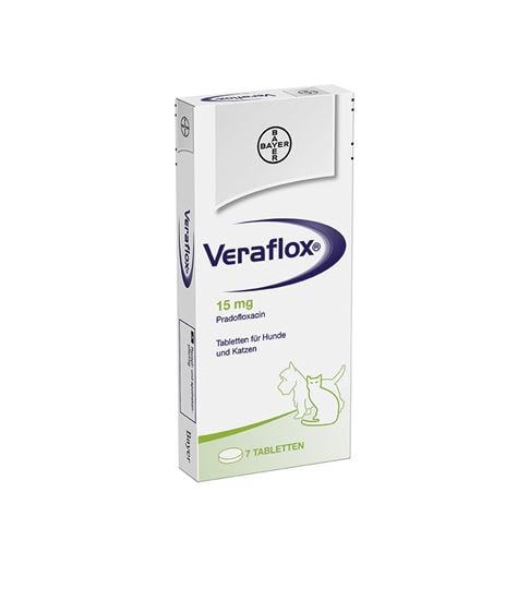 Veraflox Flavour 15 mg Tabletten für Hunde und Katzen_0