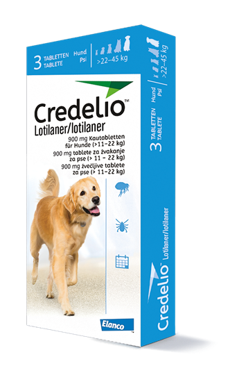 Credelio 900 mg für Hunde (>22-45 kg)_0
