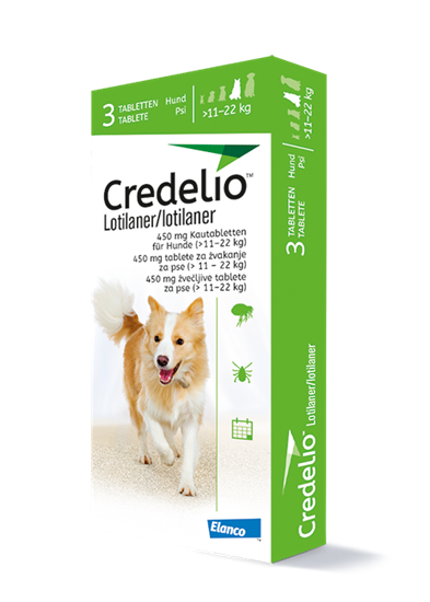 Credelio 450 mg für Hunde (>11-22 kg)_0