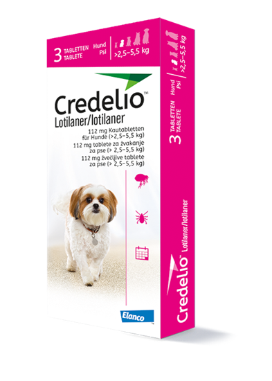 Credelio 112,5 mg für Hunde (>2,5-5,5 kg)_0