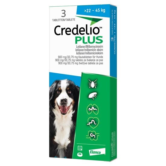 Credelio PLUS 900 mg für Hunde (>22-45 kg)_0