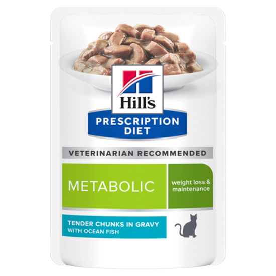 Hills Prescription Diet Metabolic Nassfutter Katze mit Meeresfisch_0