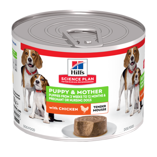 Hills Science Plan Puppy & Mother Mousse Nassfutter Hund mit Huhn_0