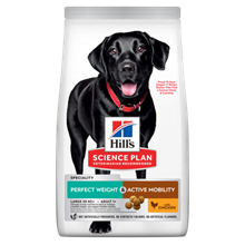 Hills Science Plan Perfect Weight + Active Mobility Medium Adult Trockenfutter Hund mit Huhn_0