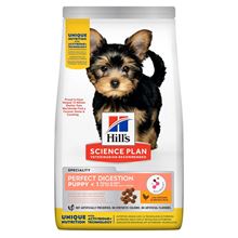 Hills Science Plan Perfect Digestion Small & Mini Puppy Trockenfutter Hund mit Huhn + brauner Reis_0
