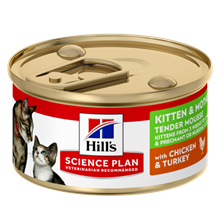 Hills Science Plan Kitten & Mother Mousse Nassfutter Katze mit Chicken & Turkey_0