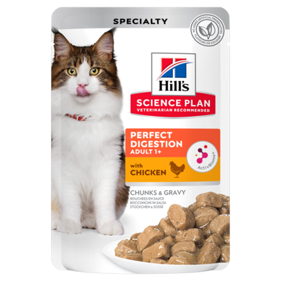 Hills Science Plan Perfect Digestion Adult Nassfutter Katze mit Huhn_0