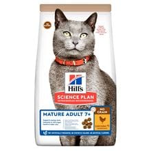 Hills Science Plan No Grain Mature Adult 7+ Trockenfutter Katze mit Huhn_0