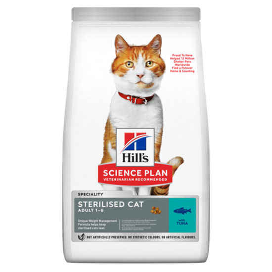 Hills Science Plan Sterilised Cat Adult Trockenfutter Katze mit Lachs_0