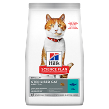Hills Science Plan Sterilised Cat Adult Trockenfutter Katze mit Lachs_0
