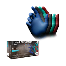Nitril US-Handschuhe PF, 4 Elements L_0