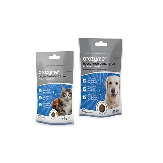 Orozyme Bucco-Fresh Dental Croq für Katzen und Hunde bis 10 kg_1