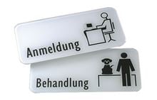 Praxisschild Labor + Symbol 30x13,5 cm_2147483647