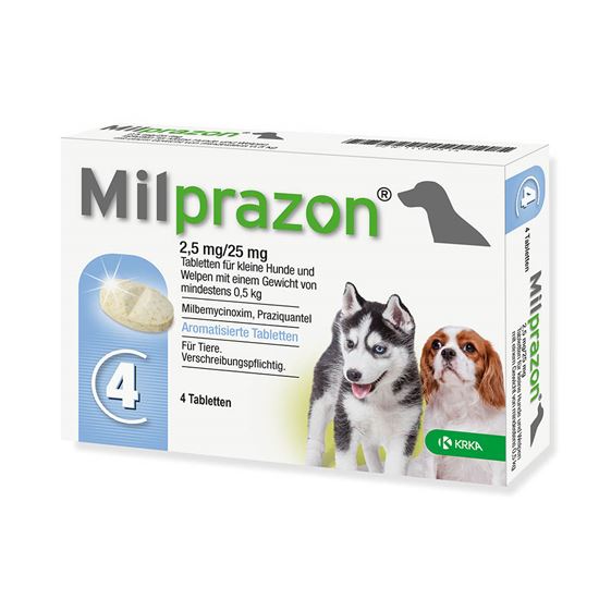 Milprazon für kleine Hunde und Welpen 2,5 mg/25 mg_2147483647