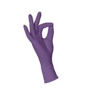 Nitril US-Handschuhe PF Lila M_1