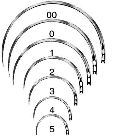 Wundnadeln Aesculap: 1/2-Kreis, Rundkörper_2147483647