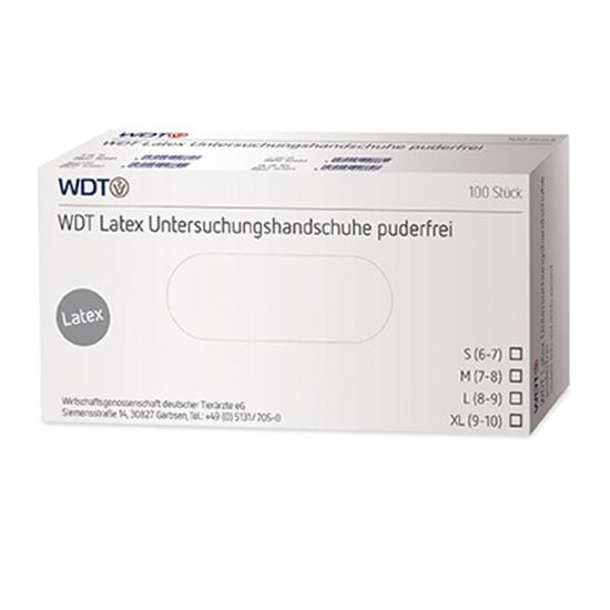 WDT Untersuchungshandschuhe Latex, puderfrei_0