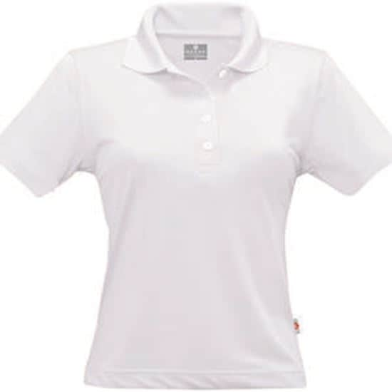 Damen Coolmax Polo Weiß_1