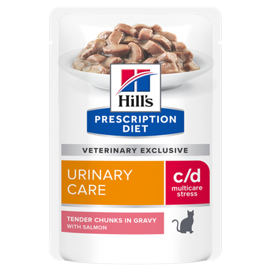  Hills Prescription Diet c/d Multicare Stress Nassfutter Katze mit Lachs_0