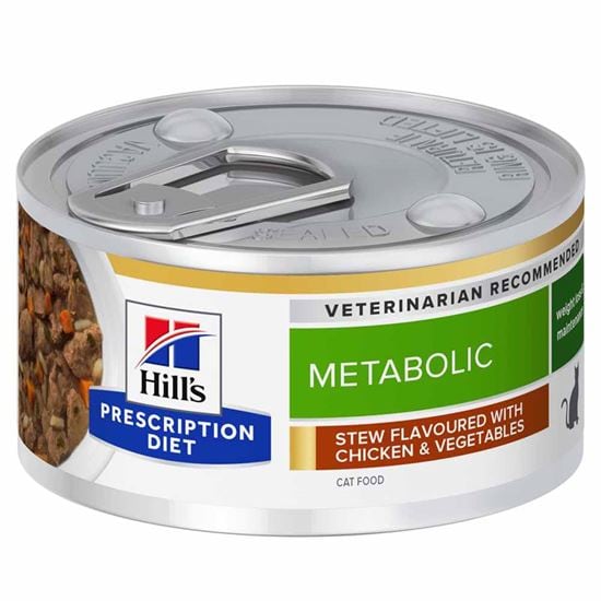 Hills Prescription Diet Metabolic Ragout Nassfutter Katze mit Hühner- und Gemüsegeschmack_0