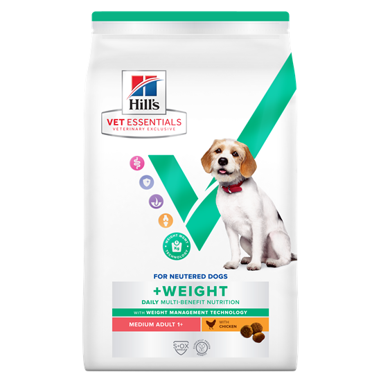 Hills Vet Essentials Multi-Benefit + Weight Adult 1+ Medium Trockenfutter Hund mit Huhn_0