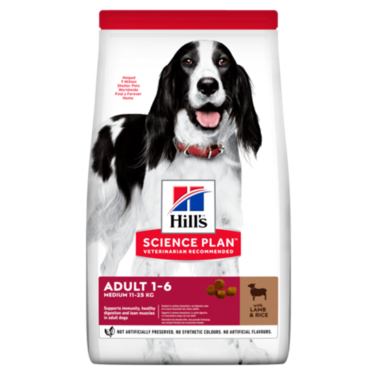 Hills Science Plan Medium Adult Trockenfutter Hund mit Lamm und Reis_0